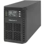   Qoltec Szünetmentes tápegység UPS | 1kVA | 1000W | Power factor 1.0 | LCD | EPO | USB | On-line