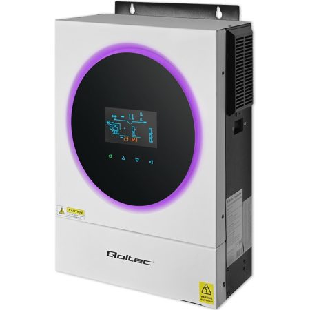 Qoltec Hybrid Solar Inverter Off-Grid 4kVA | 4 kW | 120A | MPPT | LCD | Wi-Fi | BMS | Sinus
