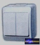 Alfa FK-AV falonkívüli vízmentes kapcsoló,csatlakozó