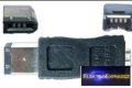   EMF-6894 Fire Wire,firewire adapter , átalakító IEEE 1394 dugó 6 pólusú → IEEE 1394 dugalj 4 pólusúra