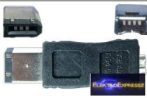   EMF-6894 Fire Wire,firewire adapter , átalakító IEEE 1394 dugó 6 pólusú → IEEE 1394 dugalj 4 pólusúra