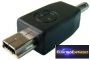 EMF-6919 mini USB átalakító , adapter mini USB aljzat - 1,1 dc dugó átalakítók , adapterek