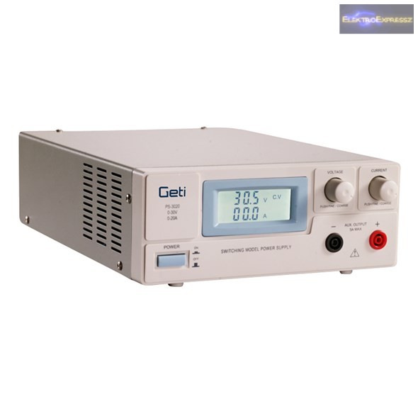 Labortápegység PS3020 0-30V / 0-20A