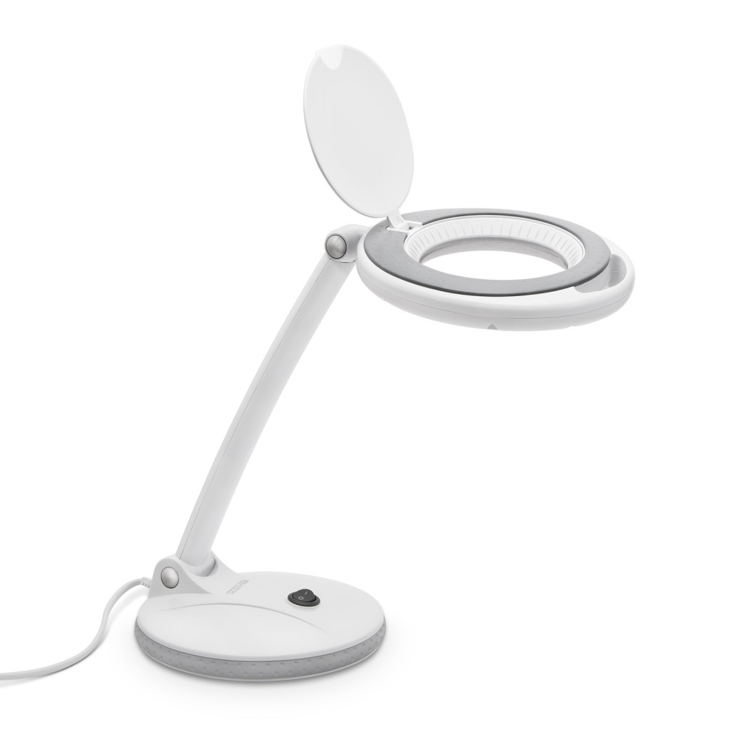 LED lámpa - nagyító lencsével - 4" - 100 mm