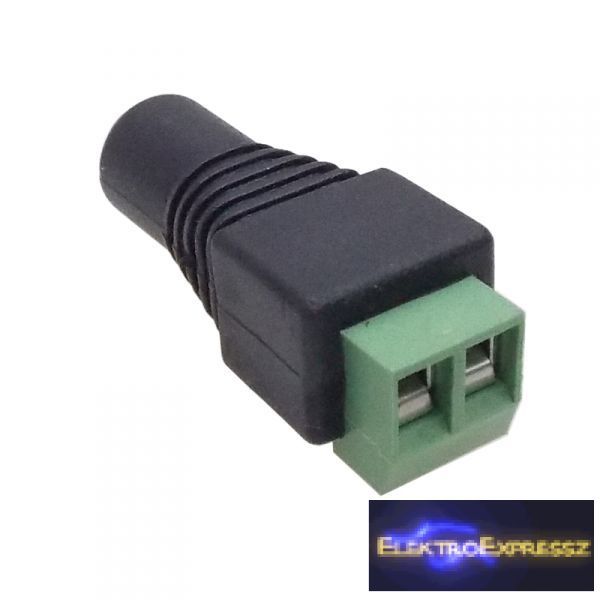 DC aljzat sorkapocs véggel 2,1/5,5mm