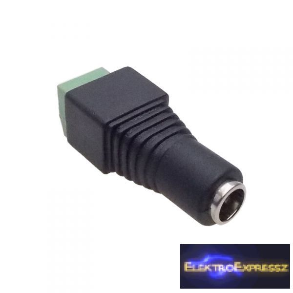 DC aljzat sorkapocs véggel 2,1/5,5mm