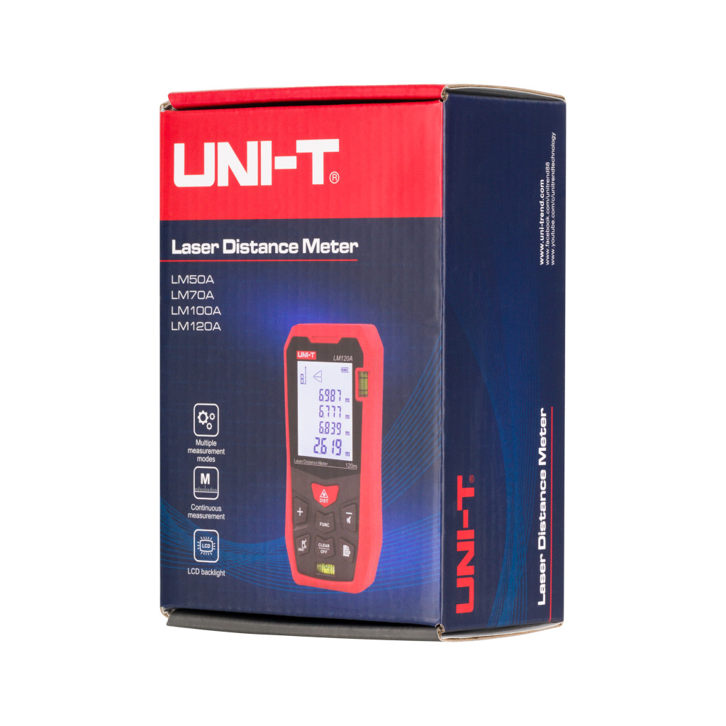 Uni-T LM50A távolságmérő Uni-T LM50A távolságmérő