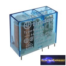 Relé 24V 8A/250VAC 2xC RELEF4052-24 Relé 24V 8A/250VAC 2xC RELEF4052-24