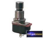 Image of Nyomógombos kapcsoló ON-(OFF) 12V (kerekített) metal