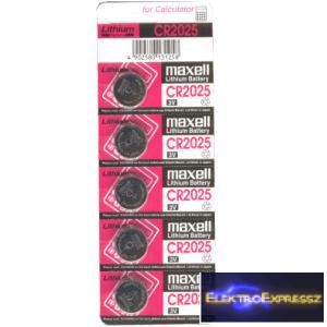 Image of CR2025 3V-os Li-ion elem