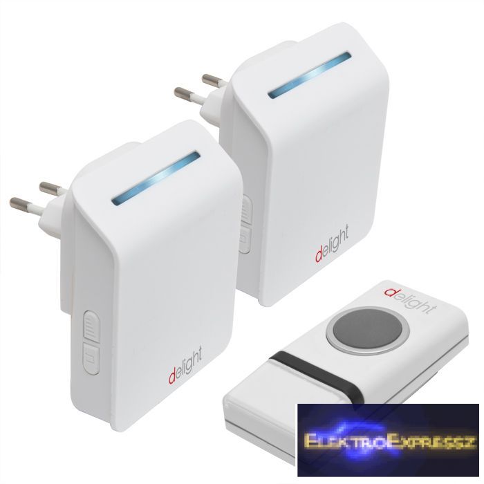 Image of Vezetéknélküli digitális csengő 0-100m, 230V, 0.2A