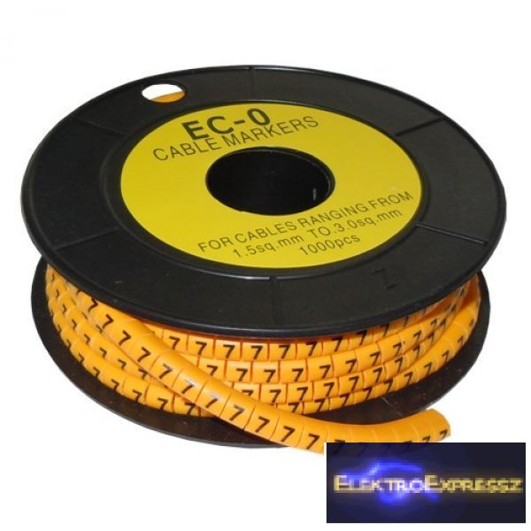 Kábel jelölő 1-es 2,5mm2 Kábel jelölő 1-es 2,5mm2