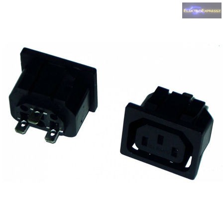 Image of 3 pólusú AC táp aljzat. bepatíntós