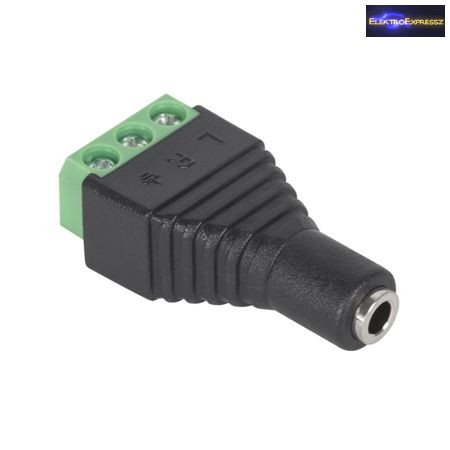 Image of 3,5 mm-es sztereó jack tápfeladó adapter