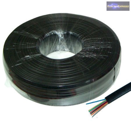 Image of 8 eres telefon vezeték. Szin: fekete.