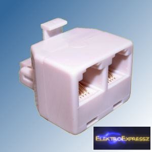 Image of 6P4C Telefon kettes osztó