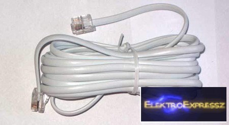 Image of FEHÉR TELEFON HOSSZABBÍTÓ KÁBEL 20M