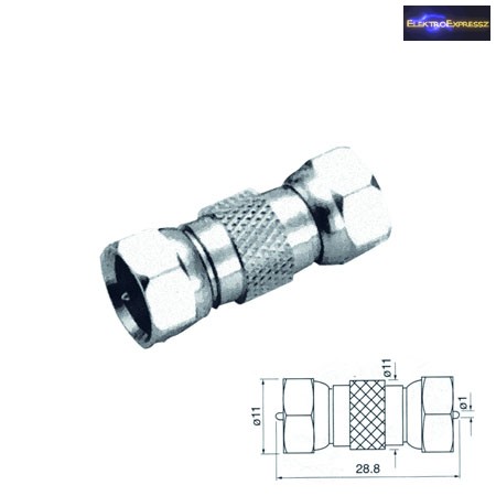 Image of F toldó dugó-dugó csatlakozó