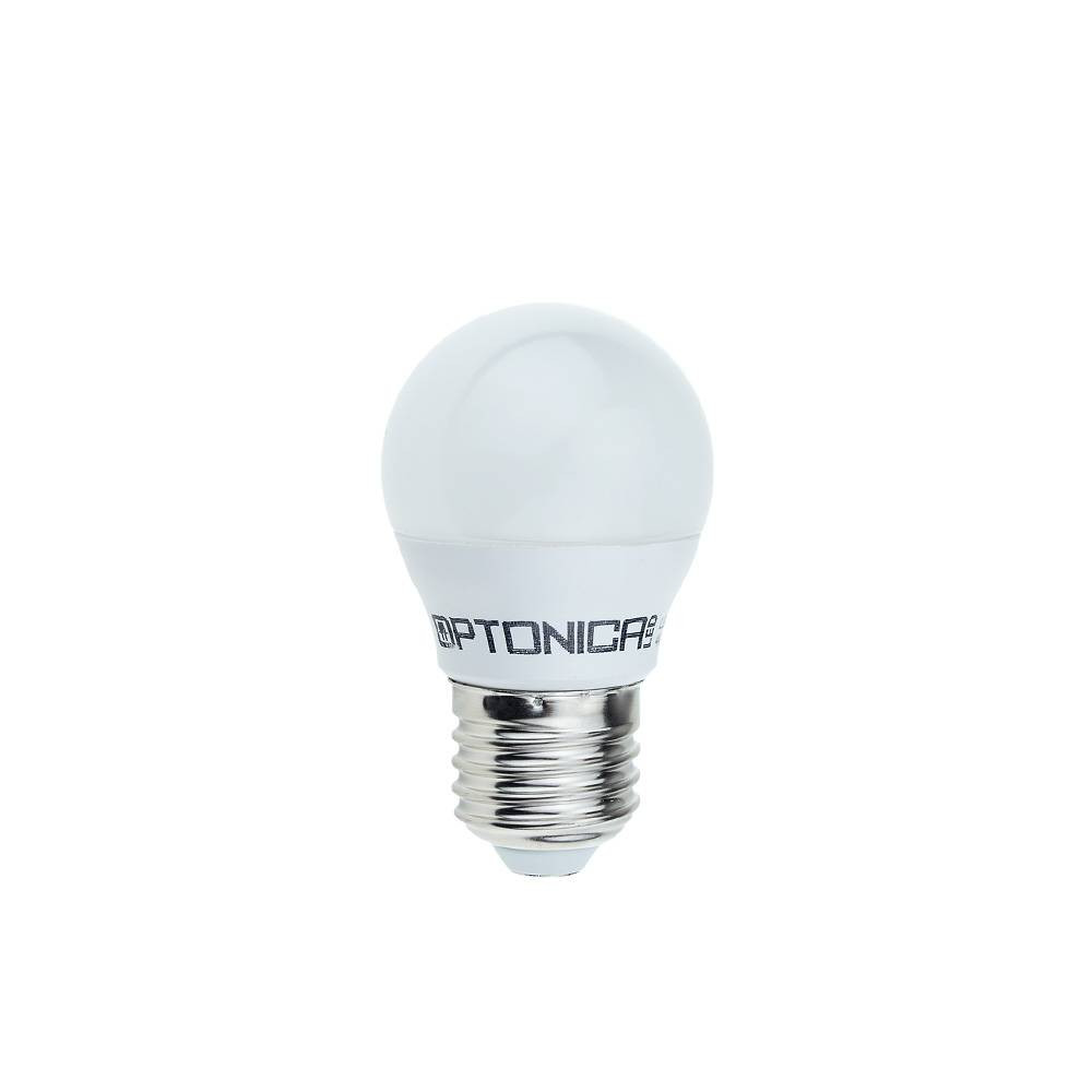 LED gömb, E27, G45, 6W, fehér fény