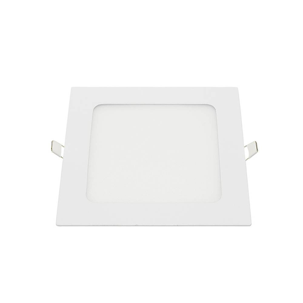 LED panel, négyszögletes, beépíthető, 12W, 1000LM, 230V, CRI>95, 4500K - True Colour
