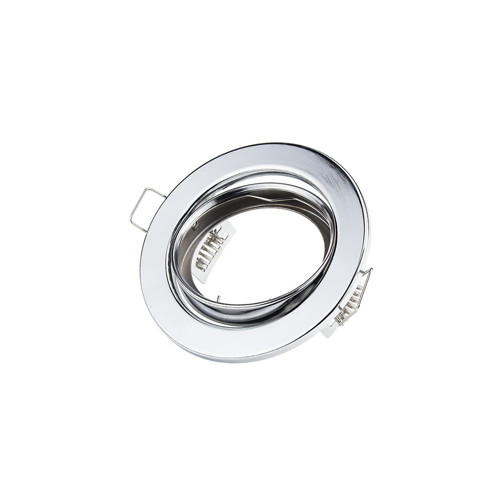 Beépíthető keret, mozgatható, króm, ø82*29 mm, ø75 mm, GU5.3 - 2 db