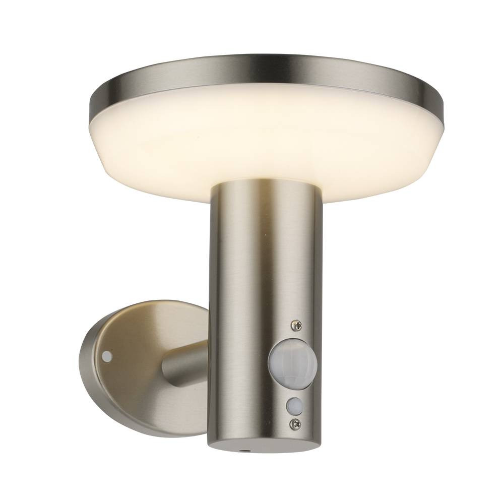 LED napelemes falikar, beépített PIR szenzor, alumínium, 4,4W, 600lm; 3000K IP44 LED napelemes falikar, beépített PIR szenzor, alumínium, 4,4W, 600lm; 3000K IP44