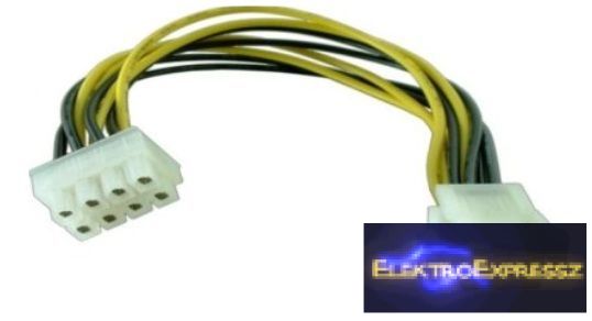 Image of 72 347 Adapter,átalakító tápkábel, 4 tűs ATX12V dugalj > 8 tűs EPS12V dugó 0,2 m.